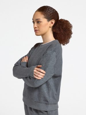 Women's Merino Blend Sweatshirt - Natural Grey Heather