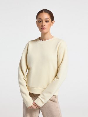 Women's Merino Blend Sweatshirt - Stony Cream Heather