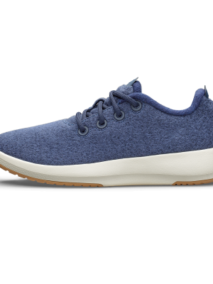 Women's Wool Runner Mizzle - Hazy Indigo (Natural White Sole)