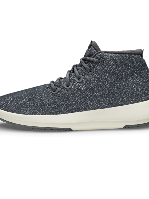 Women's Wool Runner-up Mizzle - Dark Grey (Natural White Sole)
