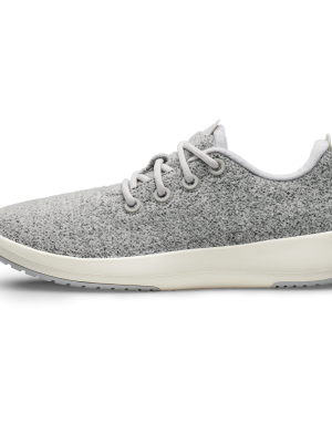Women's Wool Runner Mizzle - Light Grey (Natural White Sole)