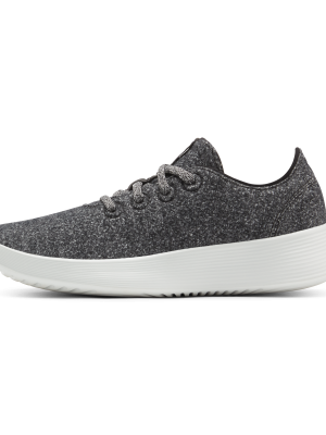 Men's Wool Runner Go - Dark Grey (Light Grey Sole)