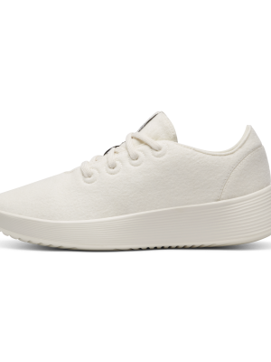 Women's Wool Runner Go - Natural White (Natural White Sole)