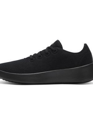 Women's Wool Runner Go - Natural Black (Natural Black Sole)