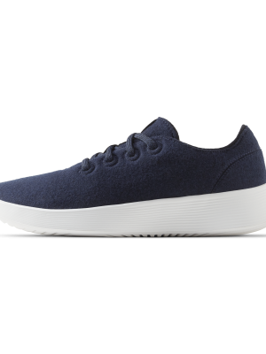 Women's Wool Runner Go - Deep Navy (Blizzard Sole)