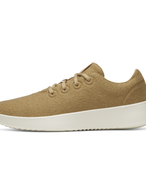 Men's Wool Runner Go - Stony Beige (Stony Cream)