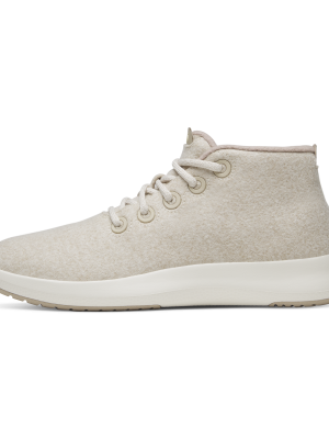 Men's Wool Runner-up Mizzle - Stony Cream (Natural White Sole)