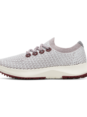 Women's Tree Dasher 2 - Blizzard/Thunder Red (Natural White Sole)