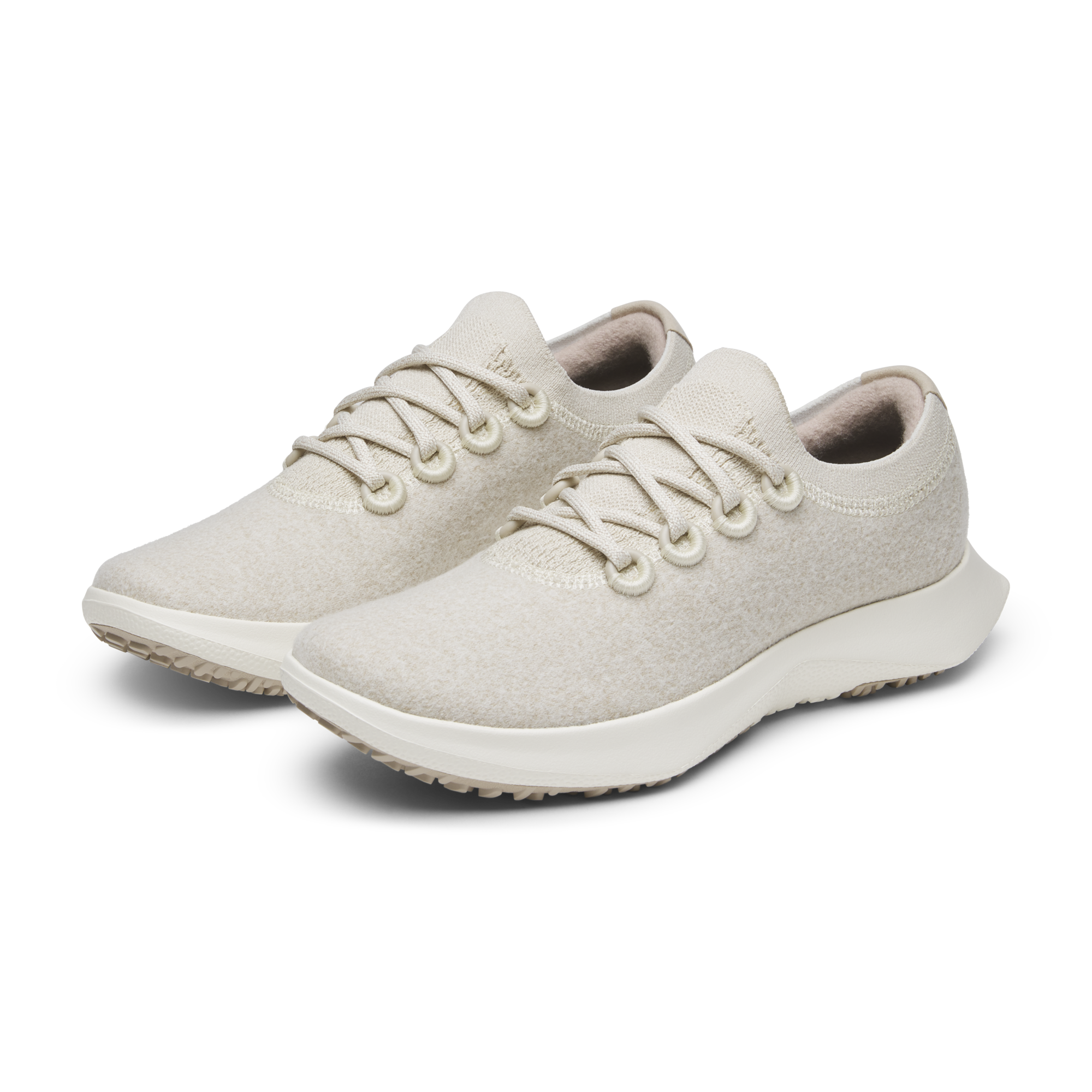 Women's Wool Dasher Mizzle - Stony Cream (Natural White Sole) - Image 5