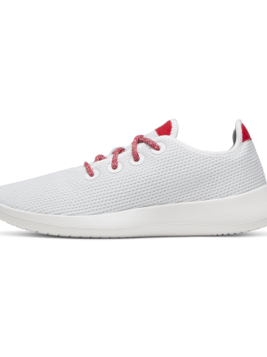 Men's Tree Runner - Blizzard/Bold Red (Blizzard Sole)