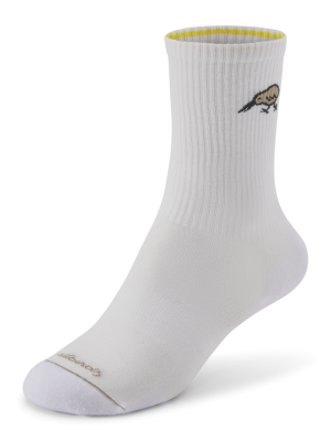 Anytime Crew Sock - Blizzard/Rugged Beige (Natural Black) - Kiwi Bird