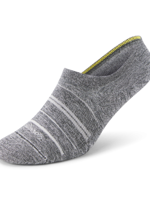 Anytime No Show Sock - Natural Grey Heather/Light Grey