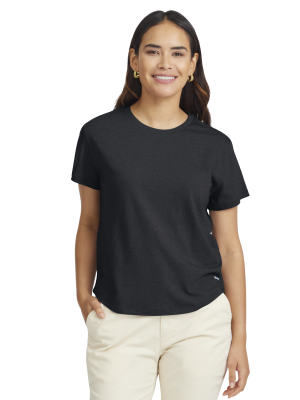 Women's Soft Merino Tee - True Black