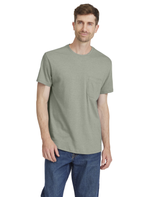 Men's Soft Merino Tee - Hazy Pine