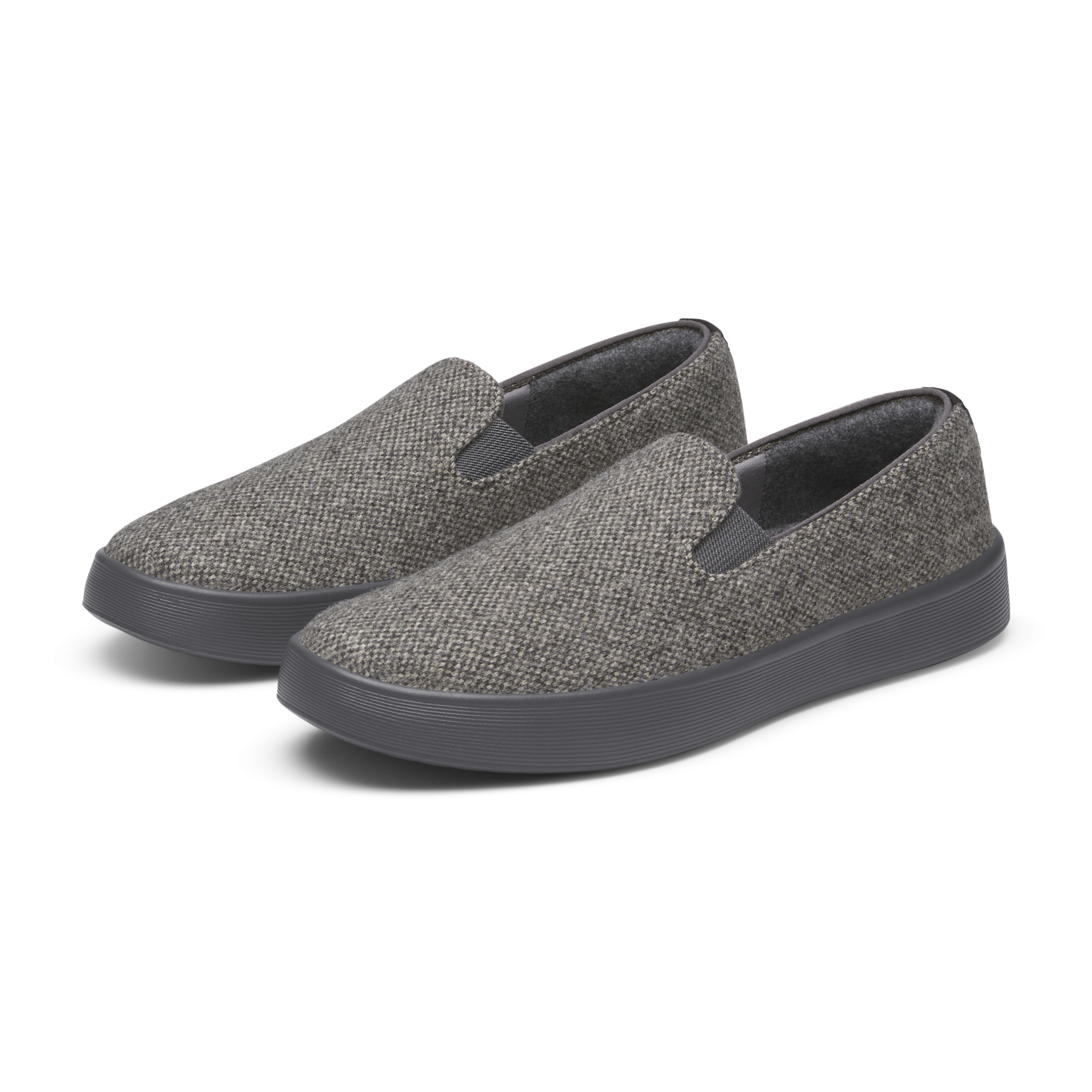 Men's Cruiser Slip On Tweed - Dark Grey (Stormy Grey Sole) - Image 5