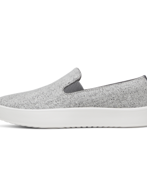 Women's Wool Cruiser Slip On - Medium Grey (Blizzard Sole)
