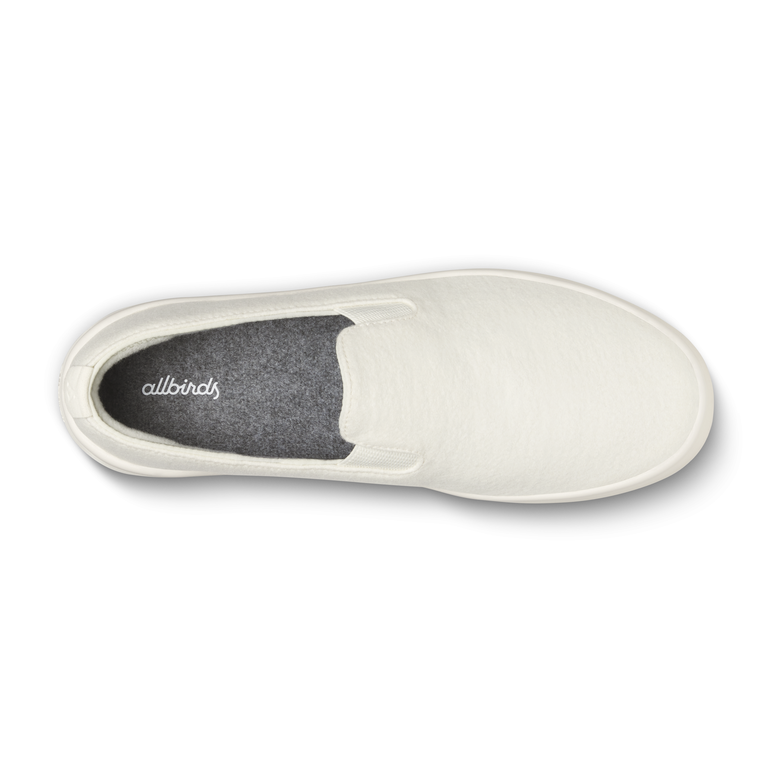Women's Wool Cruiser Slip On - Natural White (Natural White Sole) - Image 3