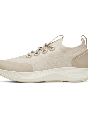 Men's Wool Strider - Rugged Beige (Natural White Sole)