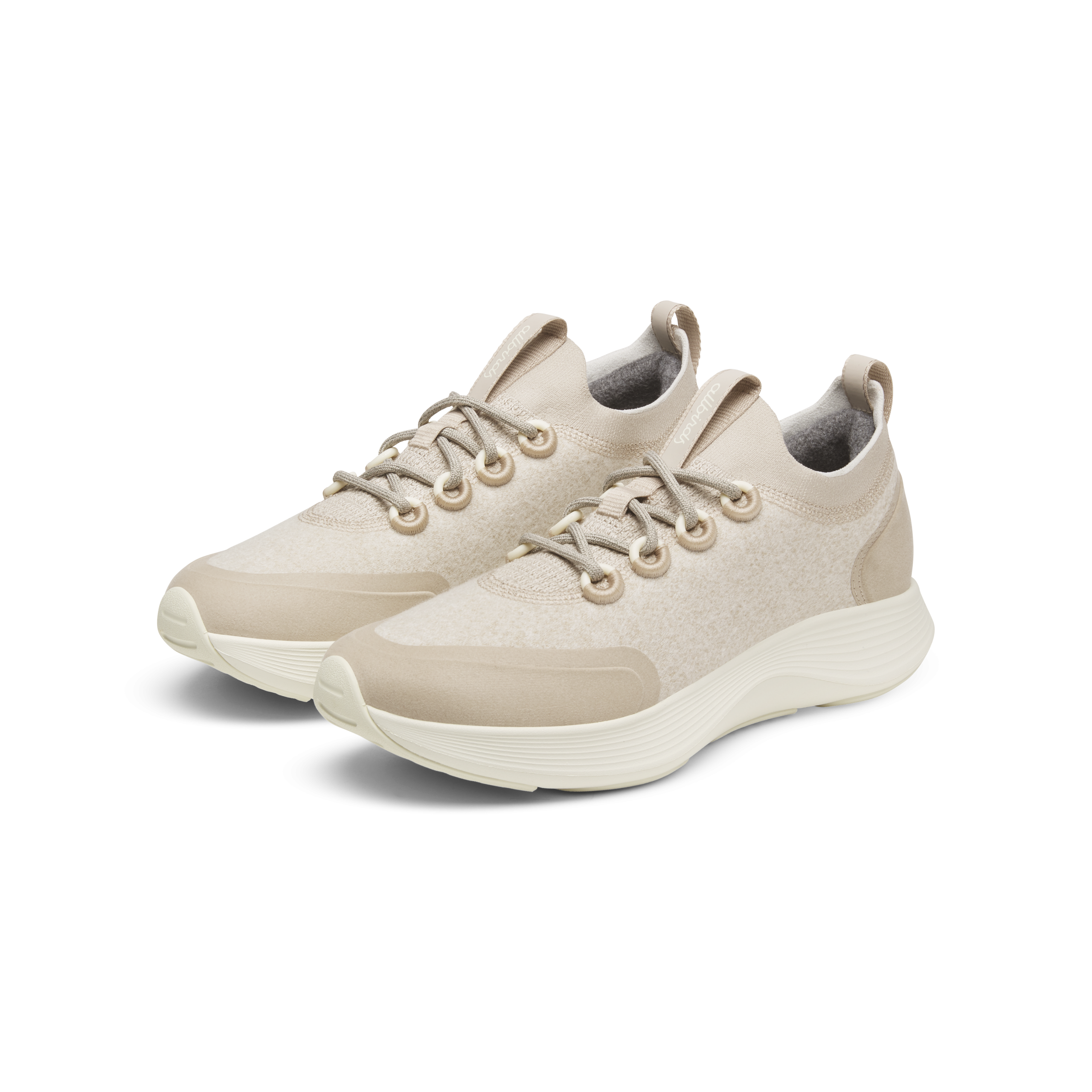 Women's Wool Strider - Rugged Beige (Natural White Sole) - Image 5