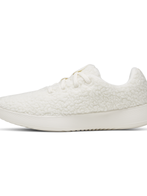 Women's Wool Runner NZ Fluff - Natural White (Natural White Sole)