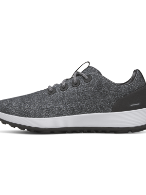Women's Wool Runner NZ Waterproof - Dark Grey (Light Grey Sole)