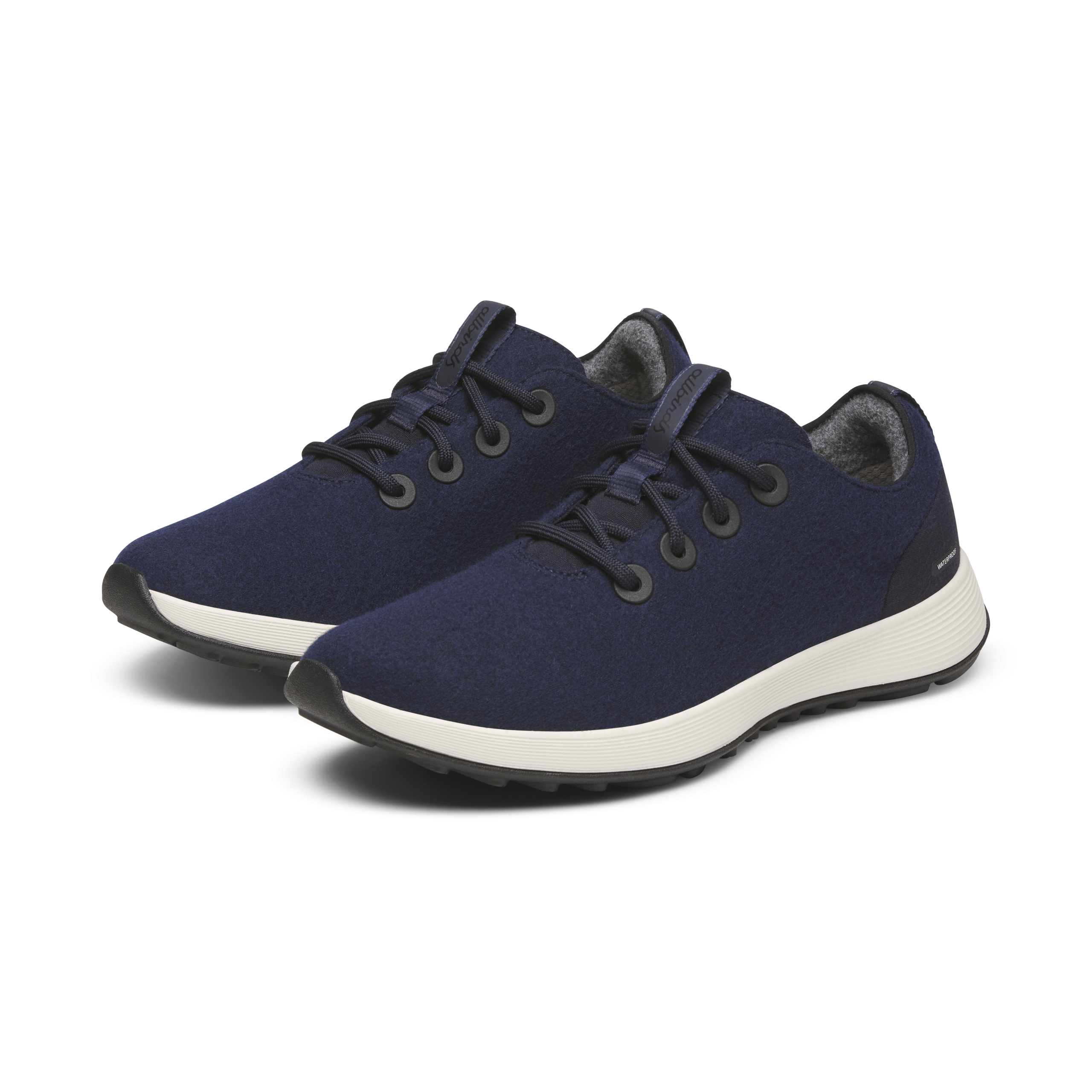 Women's Wool Runner NZ Waterproof - Dark Navy (Natural White Sole) - Image 5