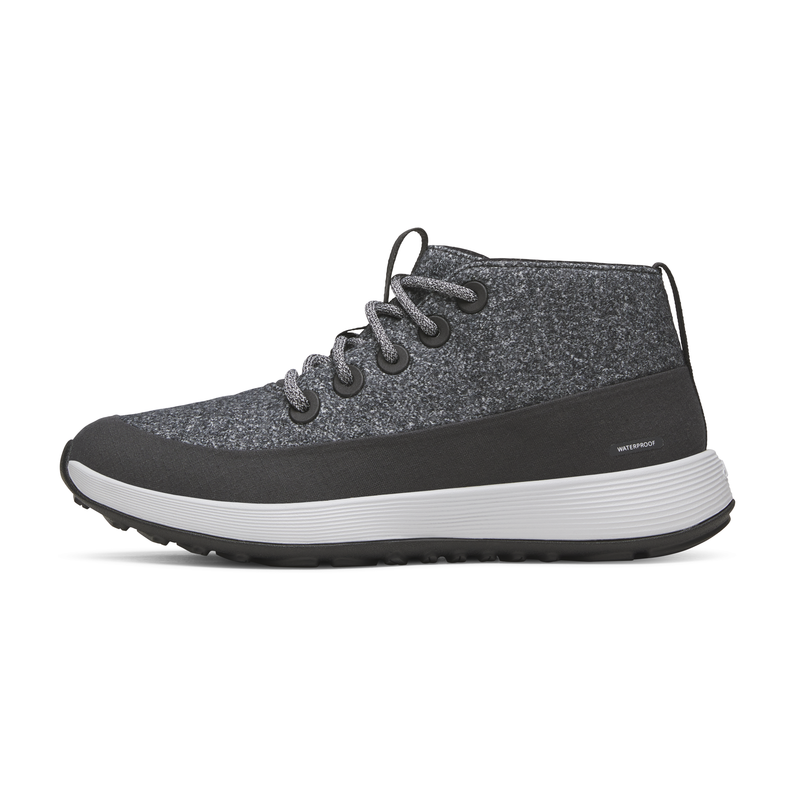 Women's Wool Runner NZ Mid Waterproof - Dark Grey (Light Grey Sole)