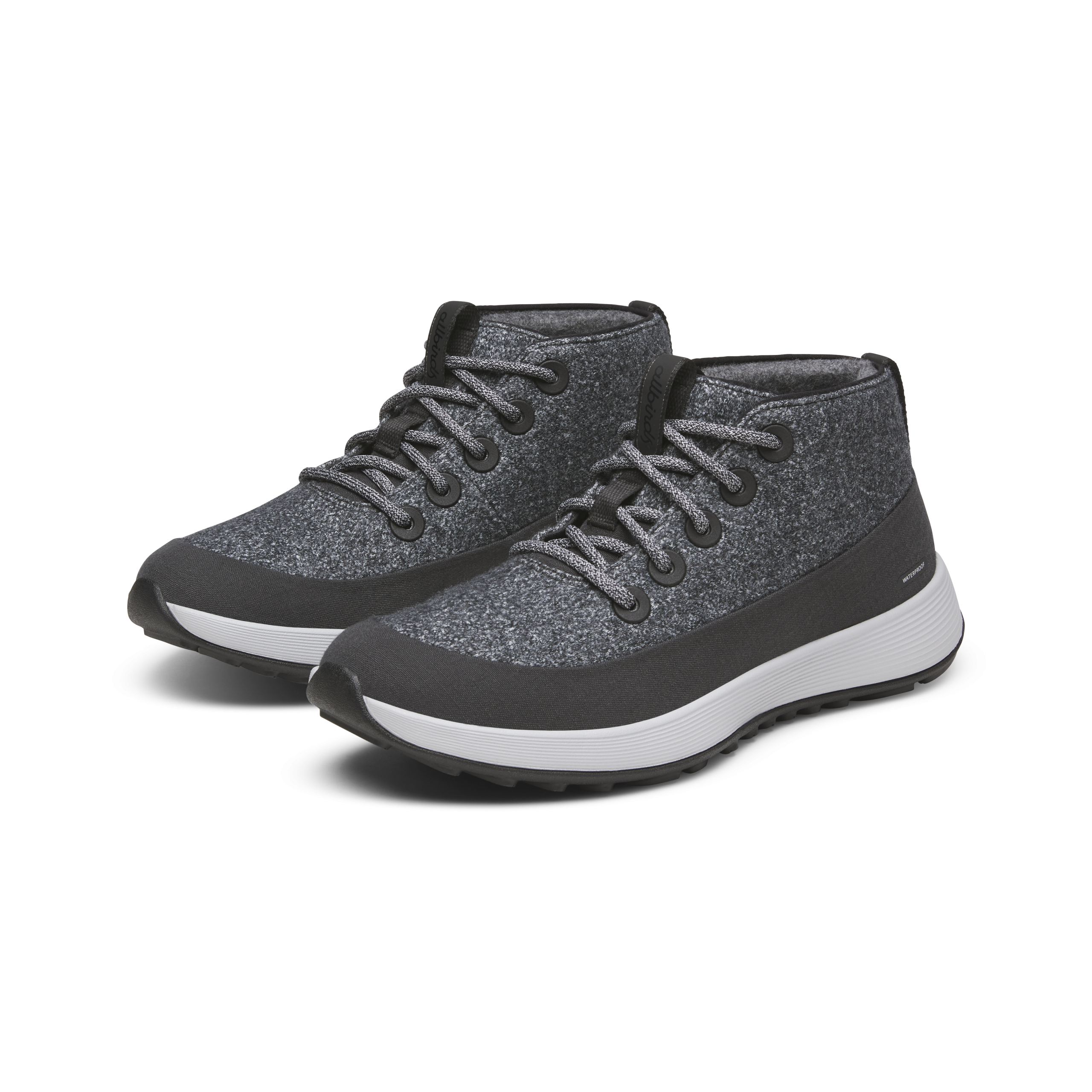 Men's Wool Runner NZ Mid Waterproof - Dark Grey (Light Grey Sole) - Image 5