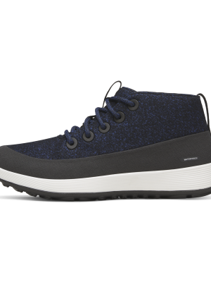 Women's Wool Runner NZ Mid Waterproof - Natural Black/Royal Blue (Barely Grey Sole)