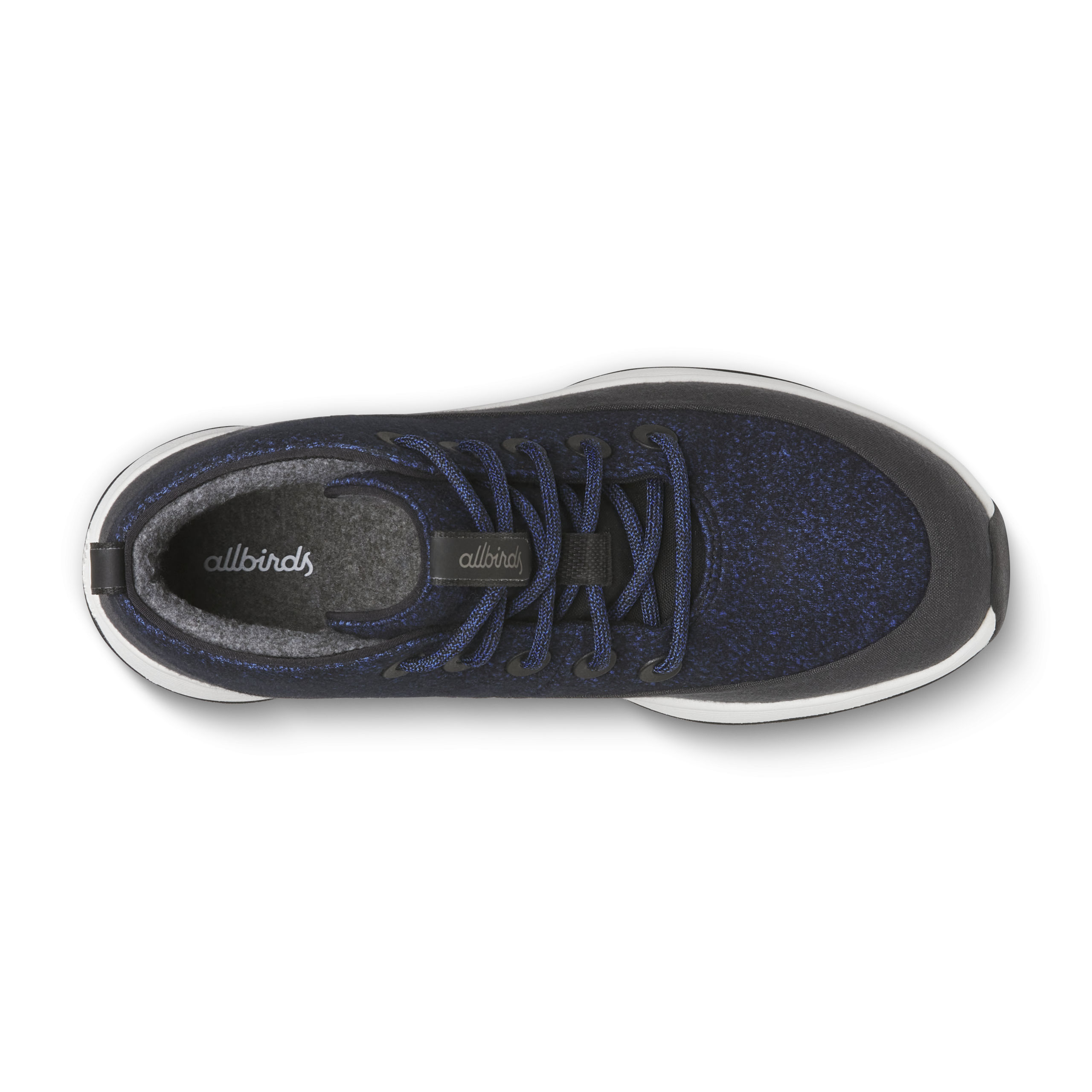Women's Wool Runner NZ Mid Waterproof - Natural Black/Royal Blue (Barely Grey Sole) - Image 3