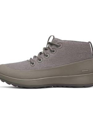 Men's Wool Runner NZ Mid Waterproof - Weathered Brown (Weathered Brown Sole)