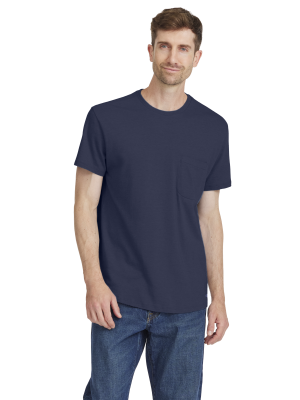 Men's Soft Merino Tee - Deep Navy