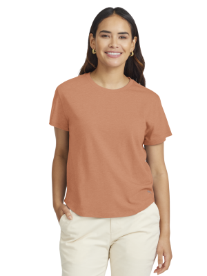 Women's Soft Merino Tee - Sienna Blush