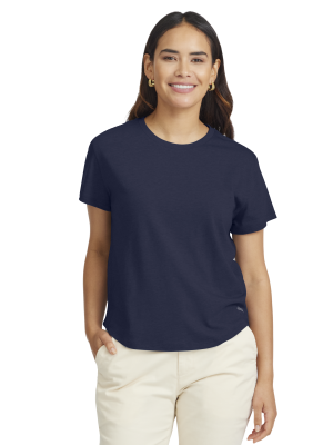 Women's Soft Merino Tee - Deep Navy
