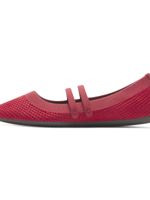 Women's Breezer Mary Jane - Warm Red (Dark Anthracite Sole)