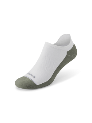 Anytime Ankle Sock - Blizzard/Thunder Green