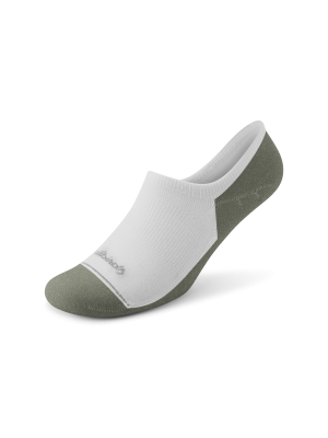 Anytime No Show Sock - Blizzard/Thunder Green