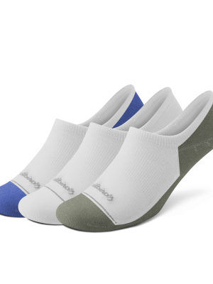 Anytime No Show Sock 3-Pack - Blizzard/Royal Blue/Thunder Green