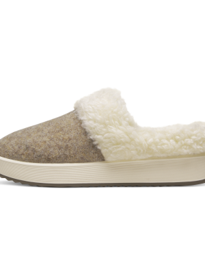 Women's Kiwi Slipper - Dark Camel (Stony Cream Sole)