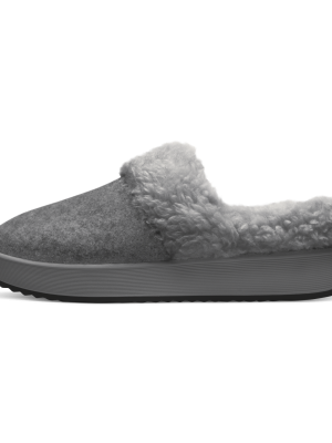Women's Kiwi Slipper - Medium Grey (Pebble Grey Sole)