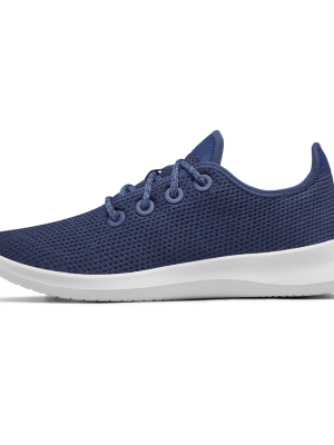 Women's Tree Runner - Marine Blue (White Sole)