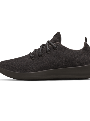 Men's Wool Runner - Natural Black (Black Sole)