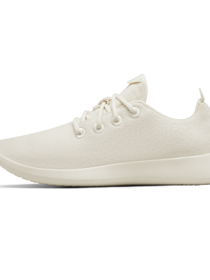 Men's Wool Runner - Natural White (Cream Sole)